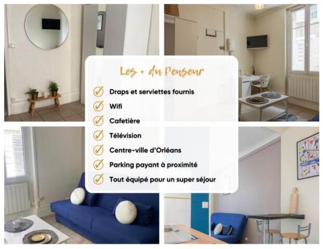 Le Penseur Studio Apartamento Orléans Exterior foto